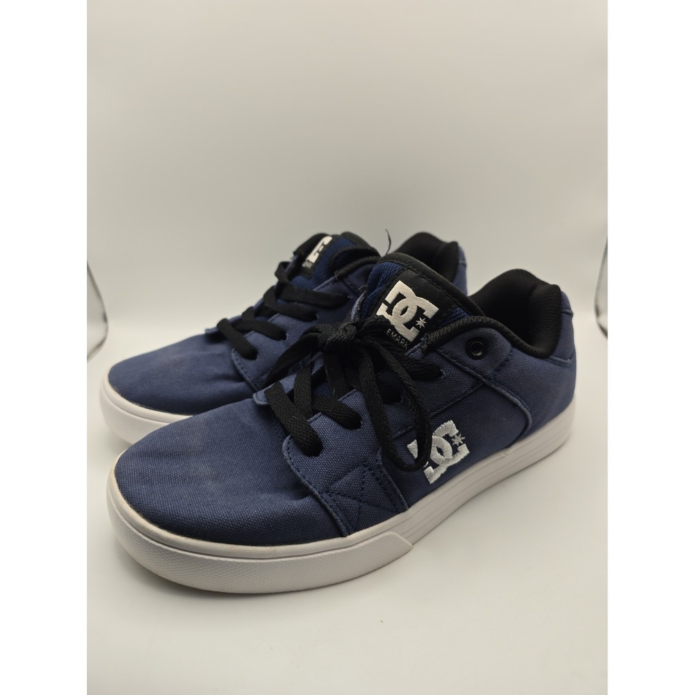 DC Youth Method TX RS Skateboard Shoes ADBS100230 Black/Navy/White Size 5